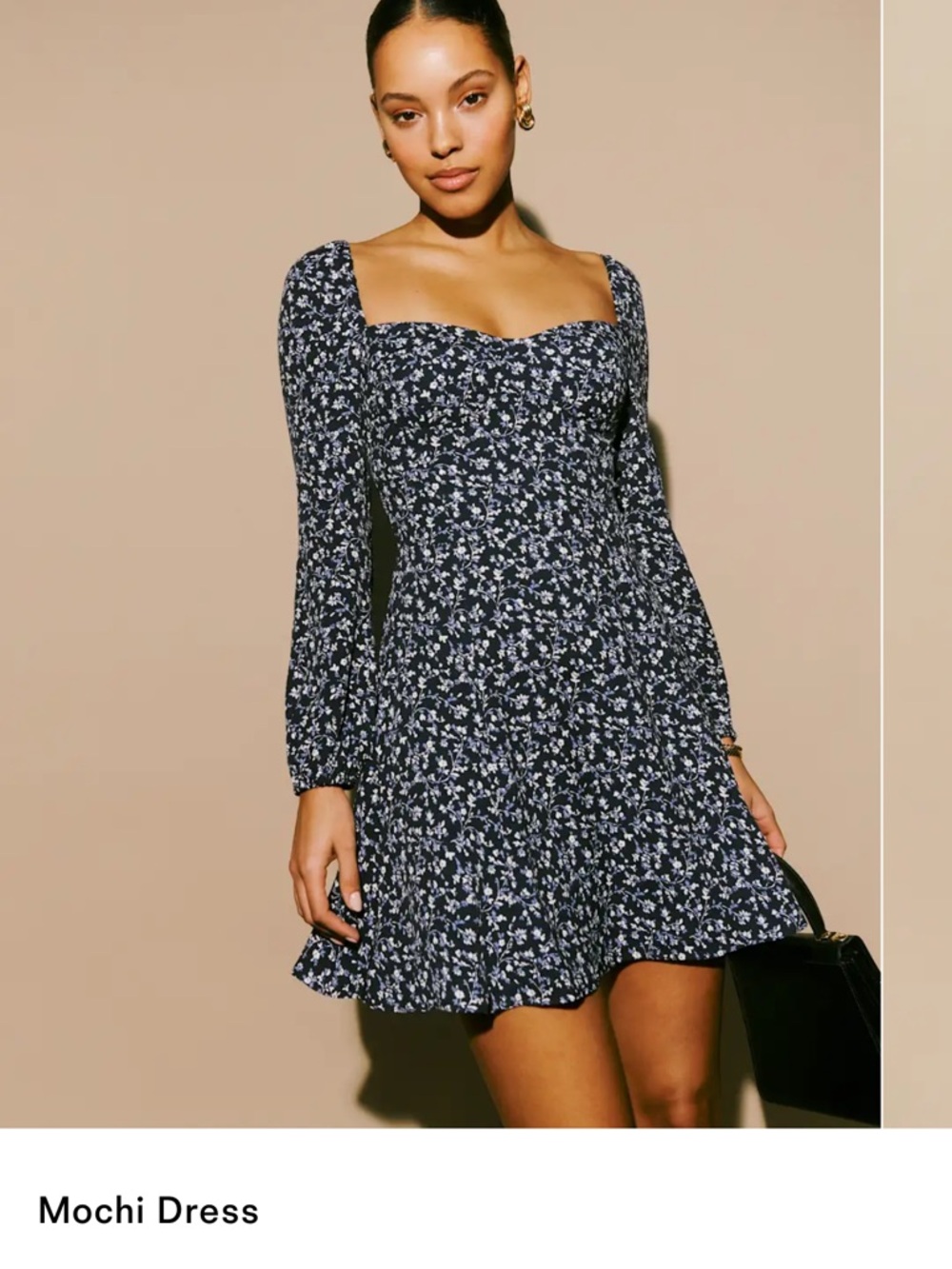 Reformation Mochi Dress Twilight - Size 4 - Picture 5 of 9